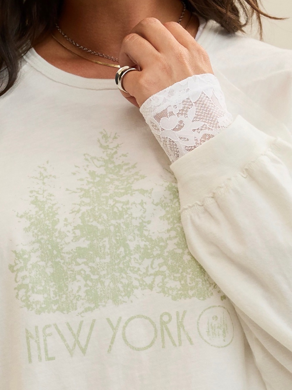 aerie Cozy Long Sleeve oversized Boyfriend T-shirt